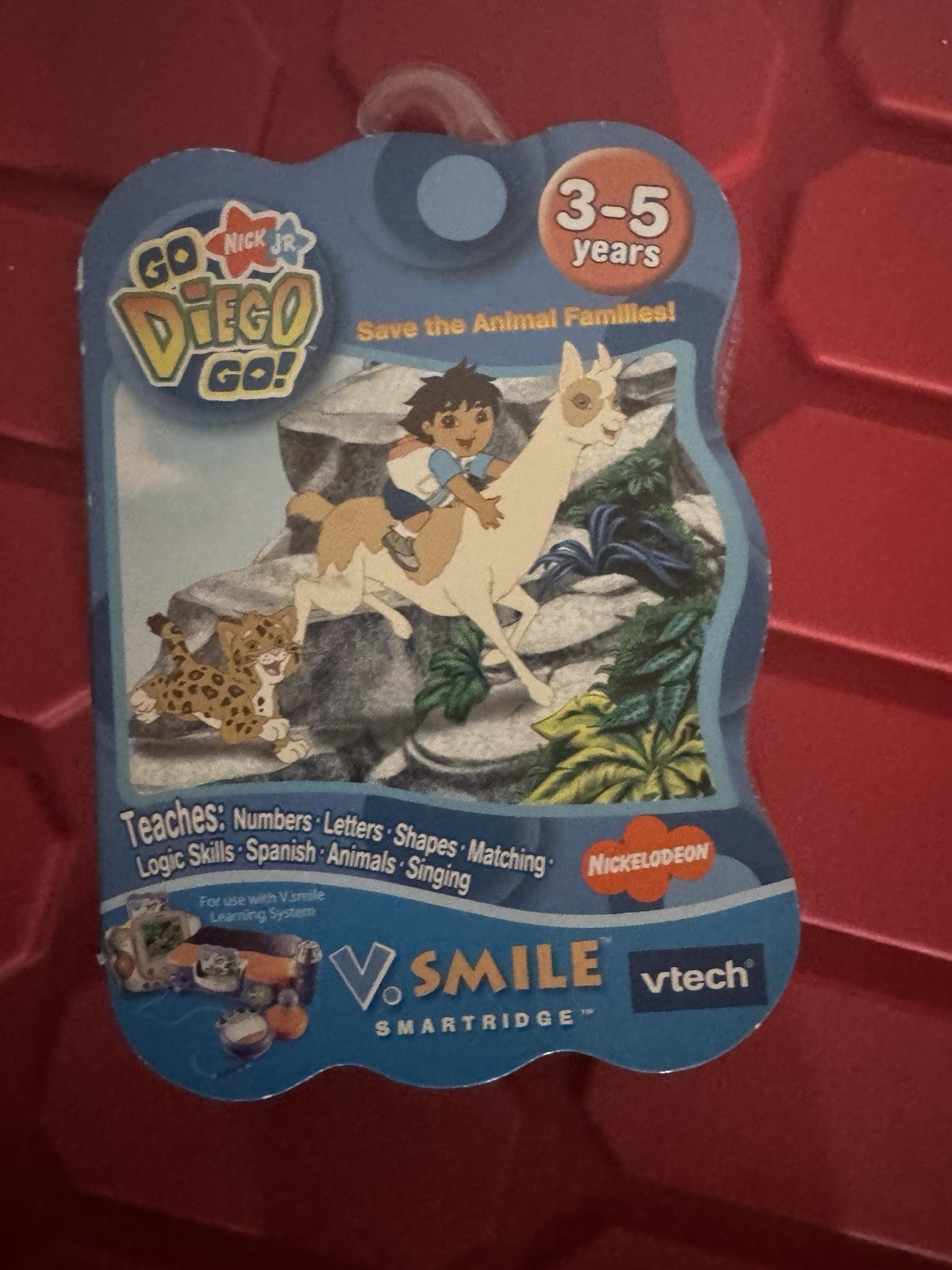 VTech V-Smile Game Go Diego Go Save The Animal Families NIP