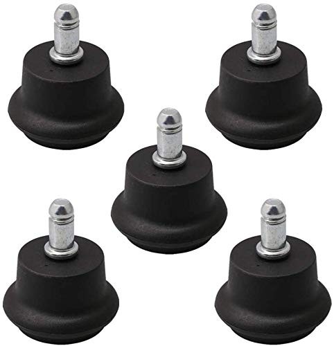 5PCS Bell Glides 2" Replacement Office Desk Overall glide height, black
