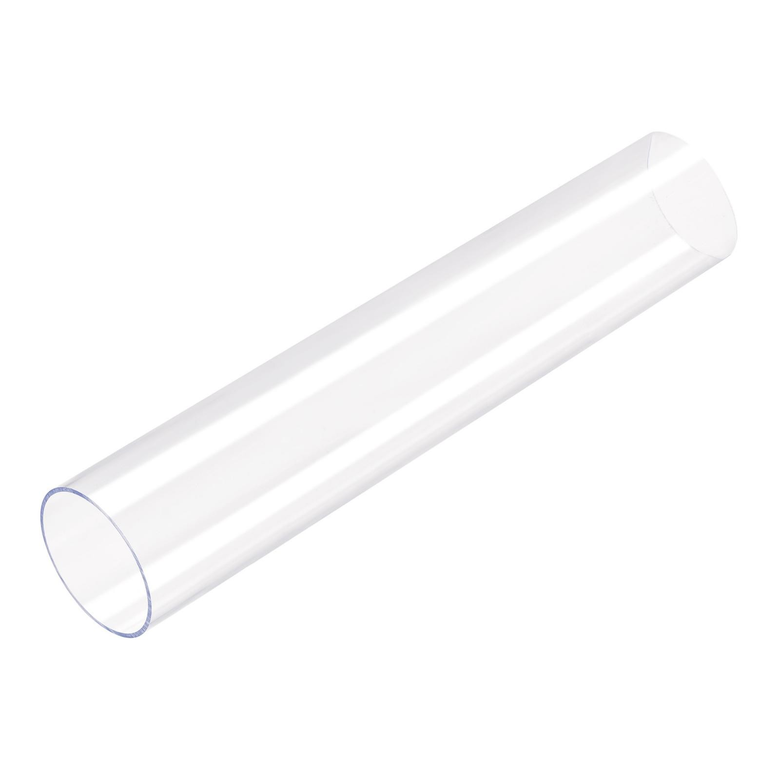 PC Rigid Round Clear Tubing 59mm ID x 63mm OD x 305mm Length Plastic Tube