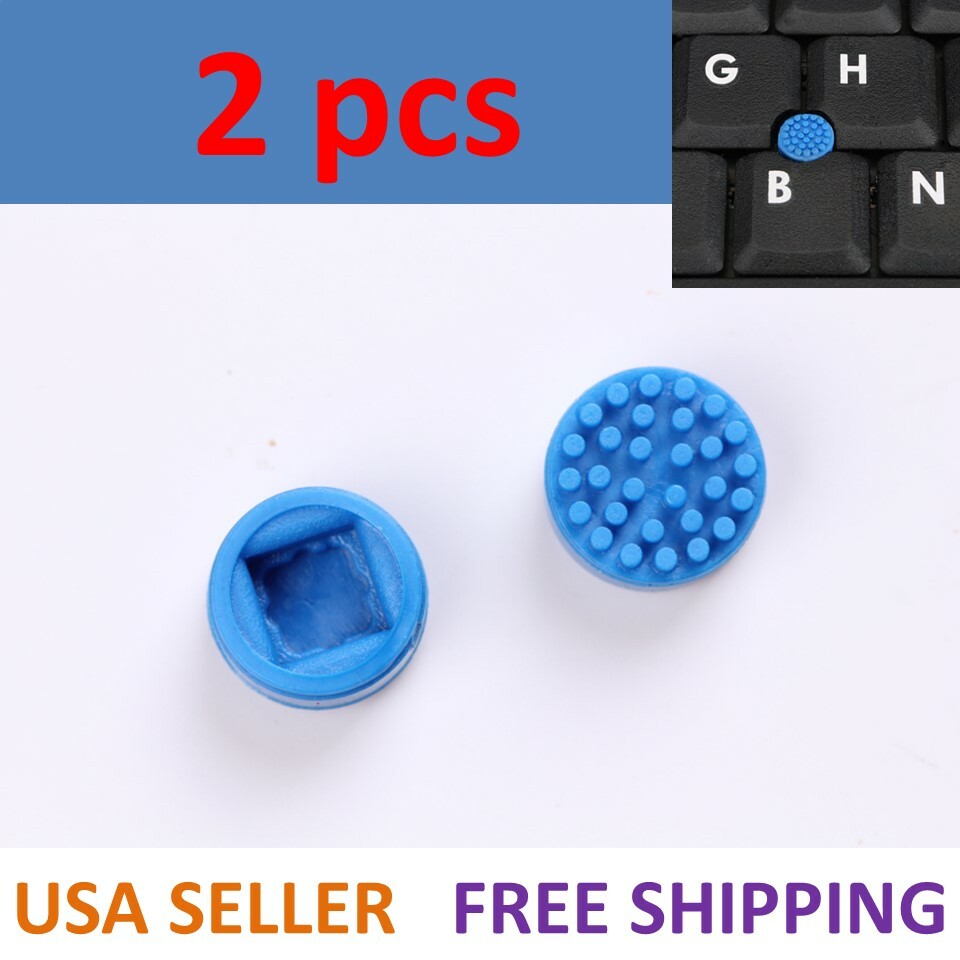 Dell/HP Laptop Trackpoint Mouse Blue Stick Point Cap Nipple (2 per lot)