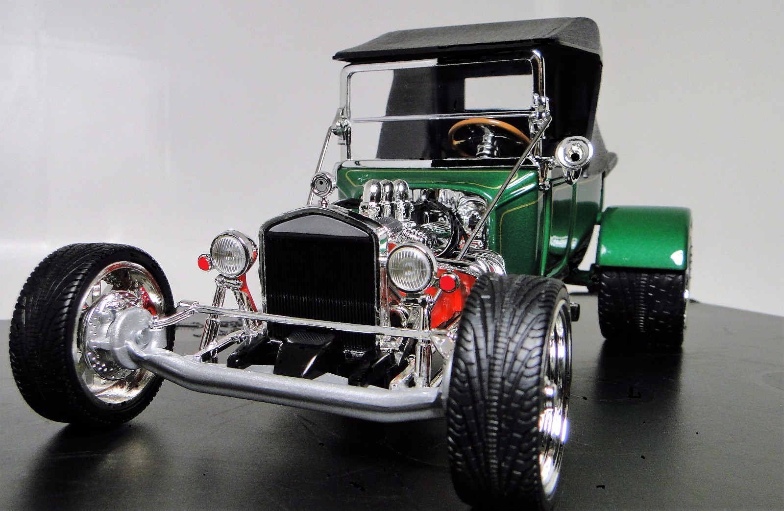 Hot Rod Dragster Racing1 18Classic Race Car12Custom Built GT Metal Body Model24