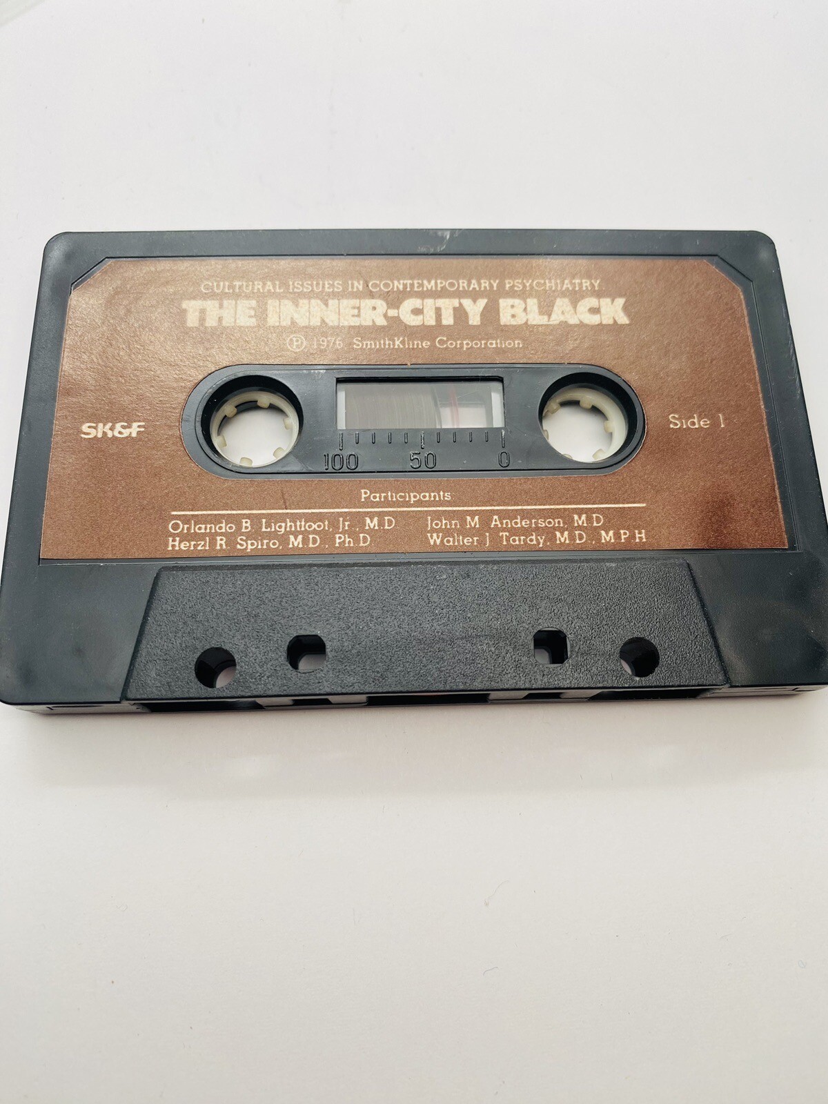 VINTAGE THERAPY THE INNER-CITY BLACK CASSETTE TAPE 1976 PSYCHOLOGY STUDY RARE!!!