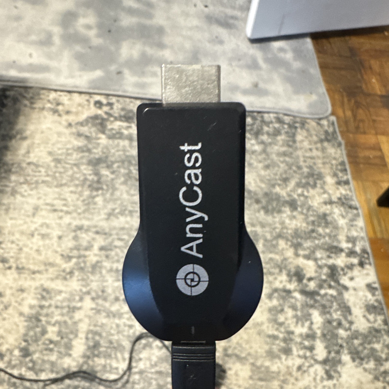 AnyCast 4K Screen Mirroring Wireless Display Adapter HDMI Micro-USB Black