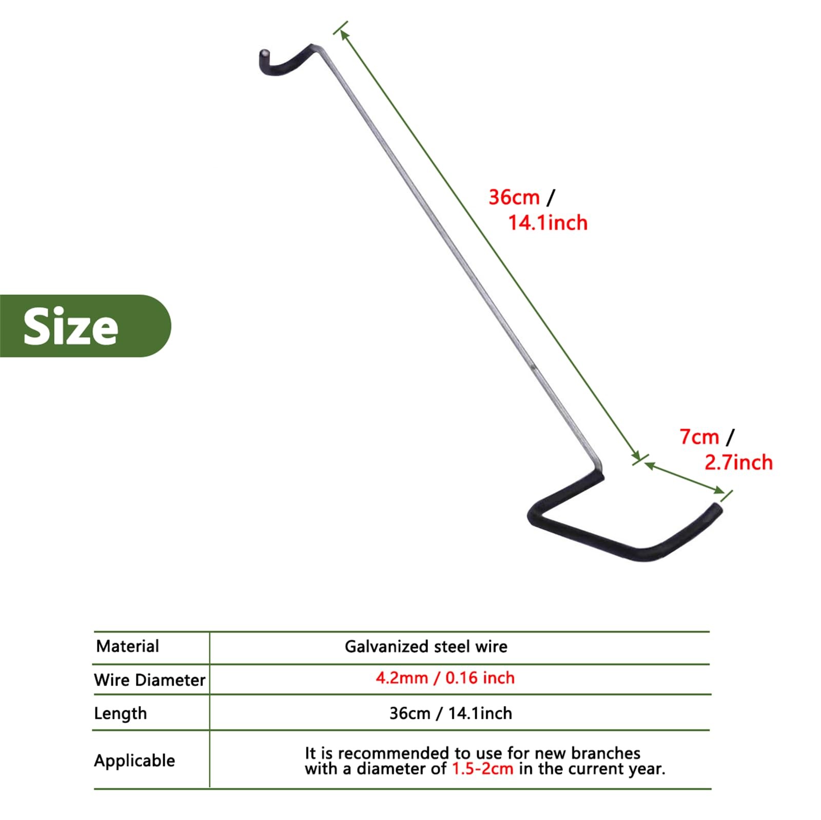 Fruit Tree Limb Spreader 10pcs,14inch Branch Puller,New Fruit Branch Spreader...