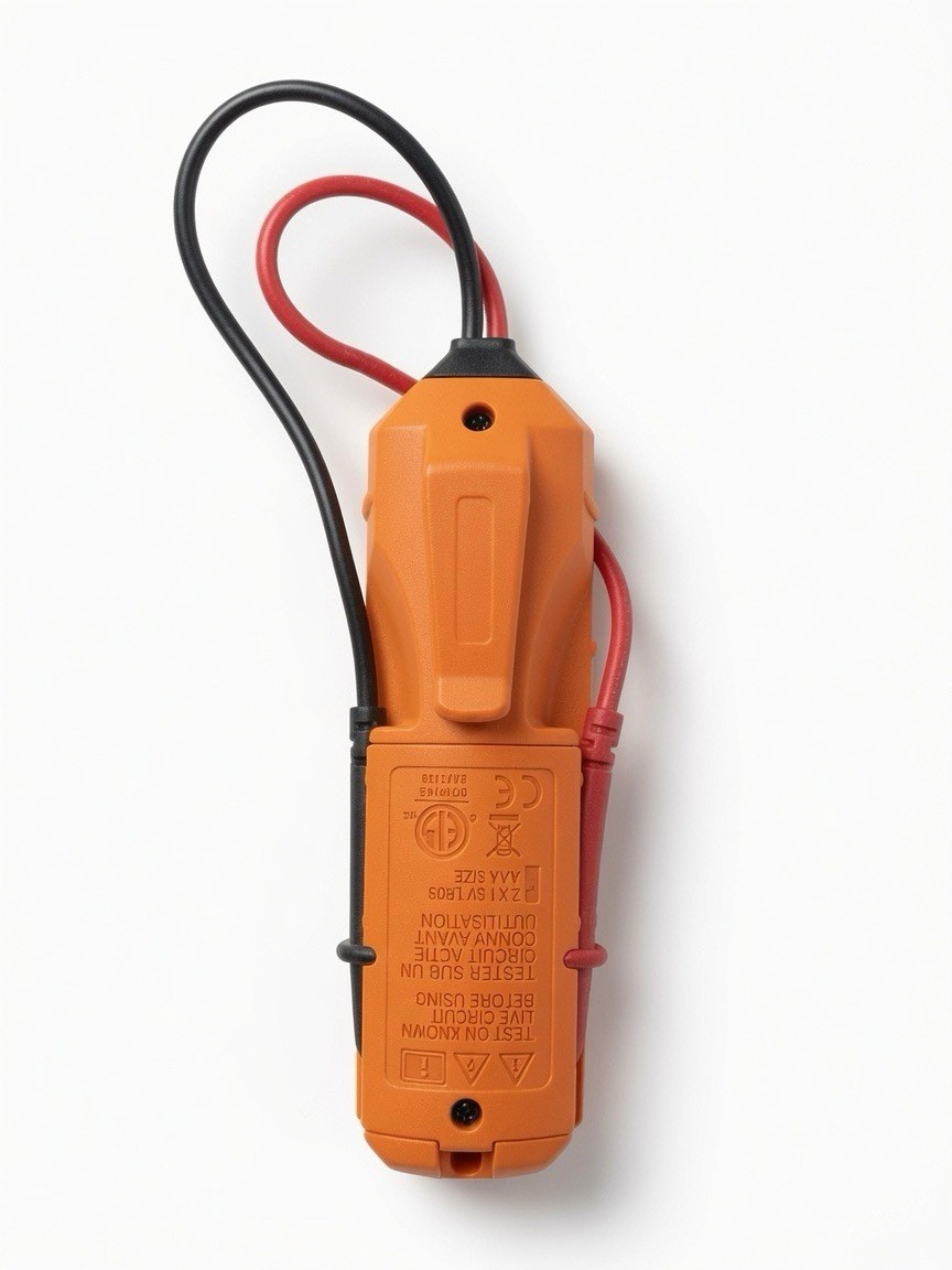 Klein Tools ET40 Voltage/Continuity Tester w/ LED Indicator Orange/Black/Red