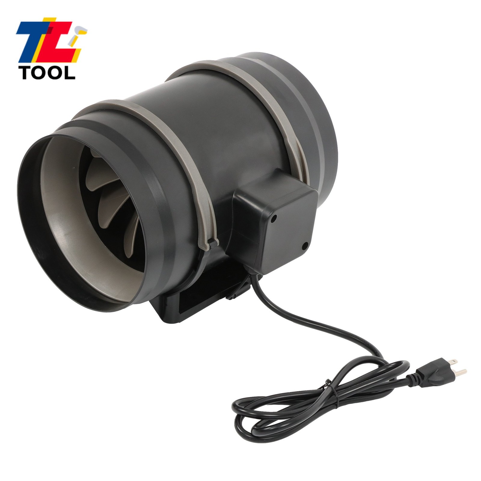 8" Inline Duct Fan 807 CFM with EC Motor & Temperature Humidity Smart Controller