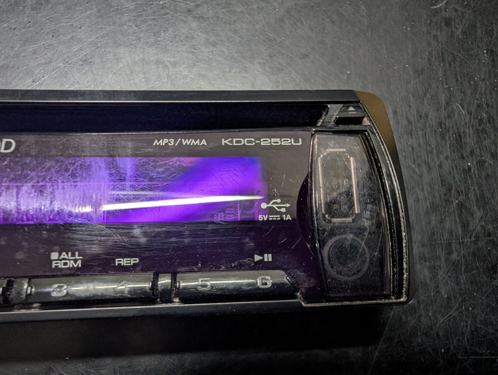 Kenwood KDC-252U Replacement FACEPLATE ONLY