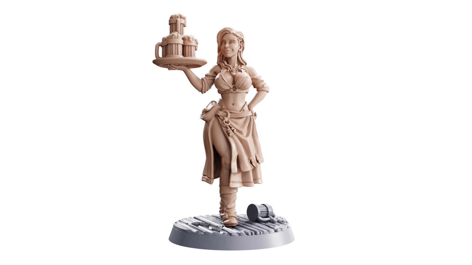 Dungeons & Dragons Playable Character - Female Human Roxie Barmaid, Adventurer