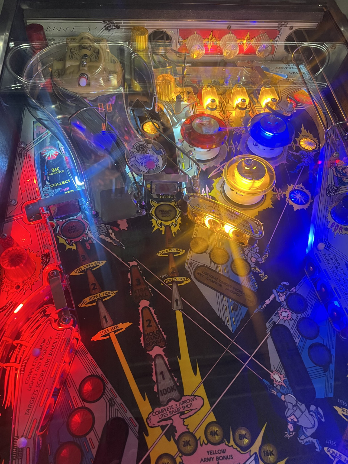 LASER WARS Complete LED Lighting Kit custom SUPER BRIGHT PINBALL LED KIT