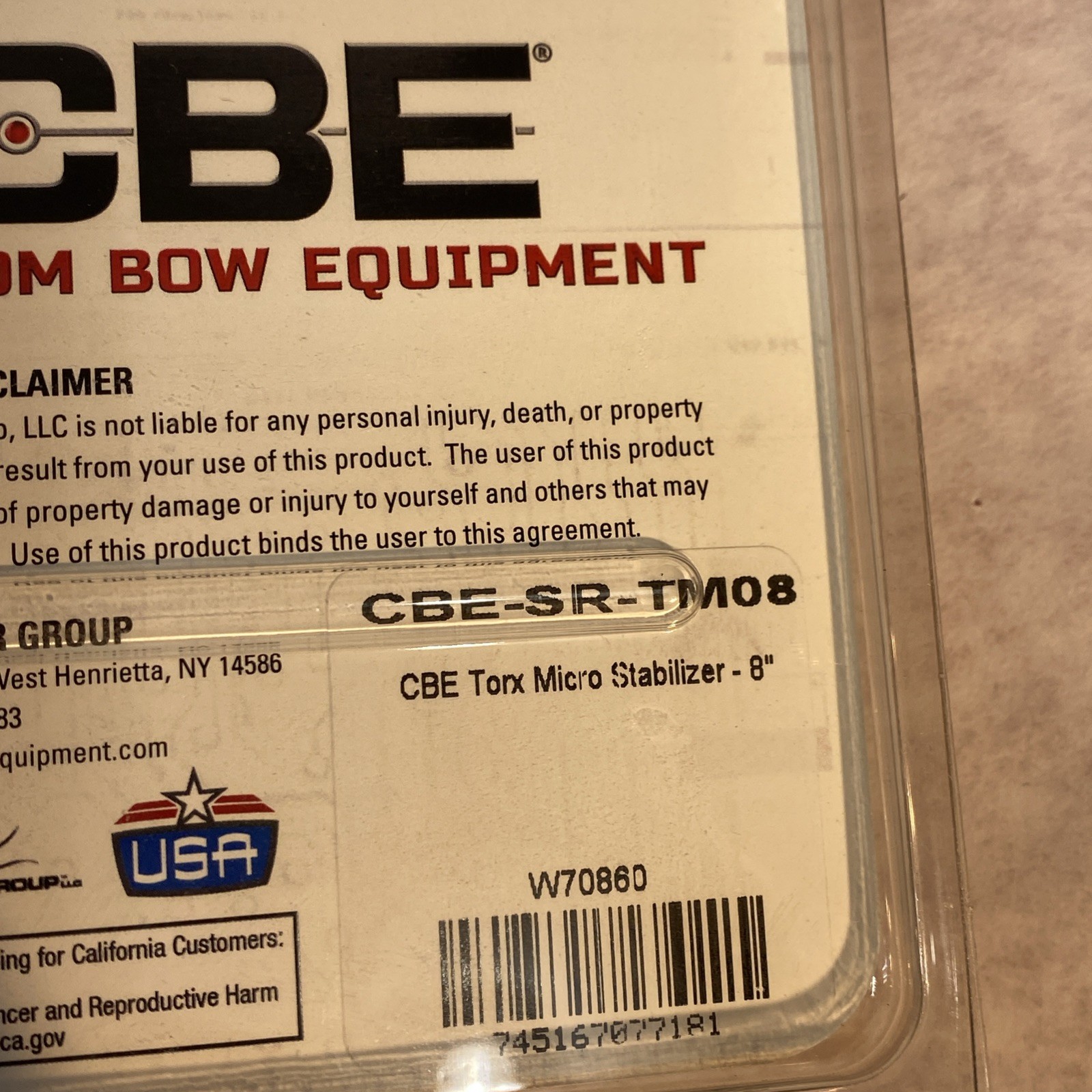 CBE Torx Micro Stabilizer 8"