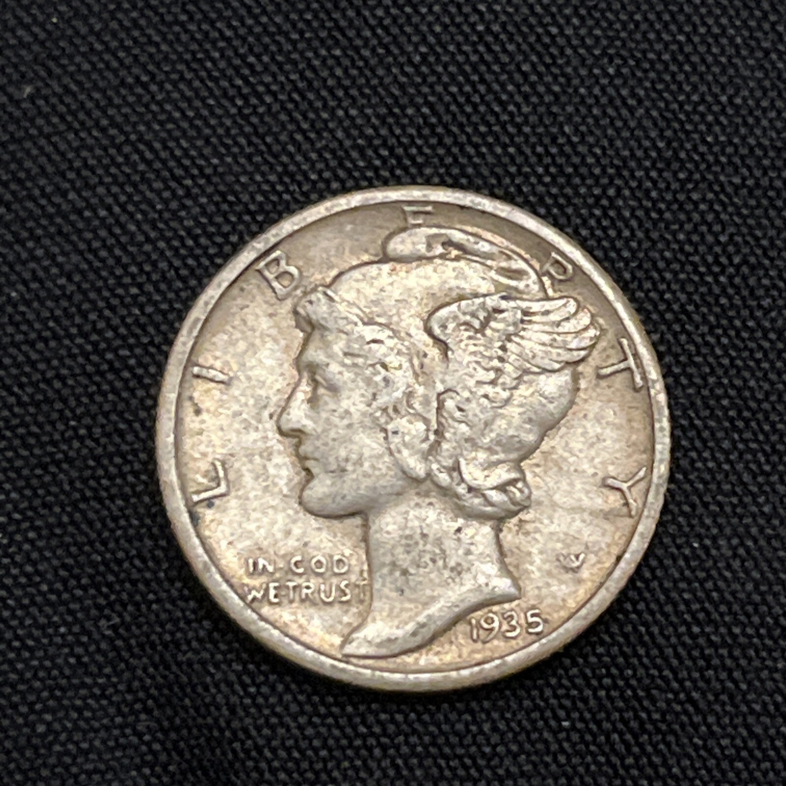 1935-S Mercury Dime XF/AU Condition B09