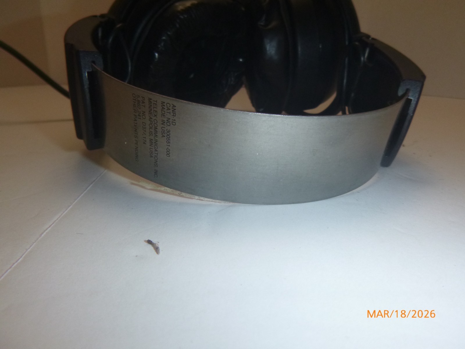 Telex 1D ANR Aviation Headset - Free Ship