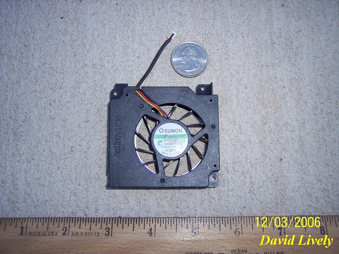 Dell Latitude D810 Precision M70 FAN GB0506PHV1-A DC28A001100