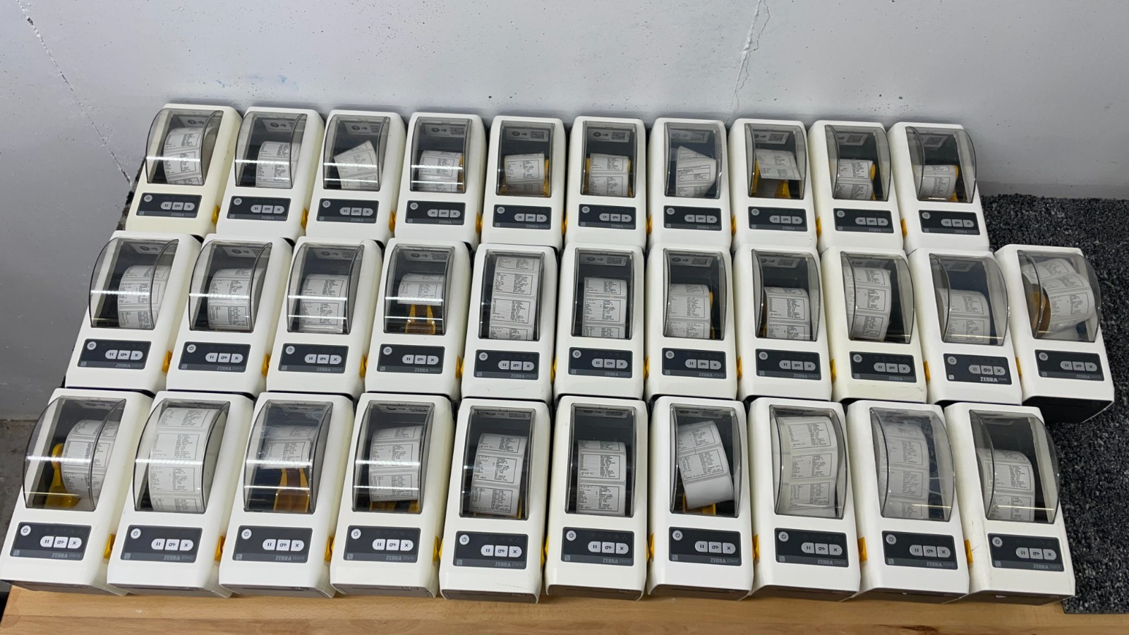 Lot of 31* Zebra ZD410 Thermal Label Printer Ethernet Bluetooth ZD41H22-D01E00EZ