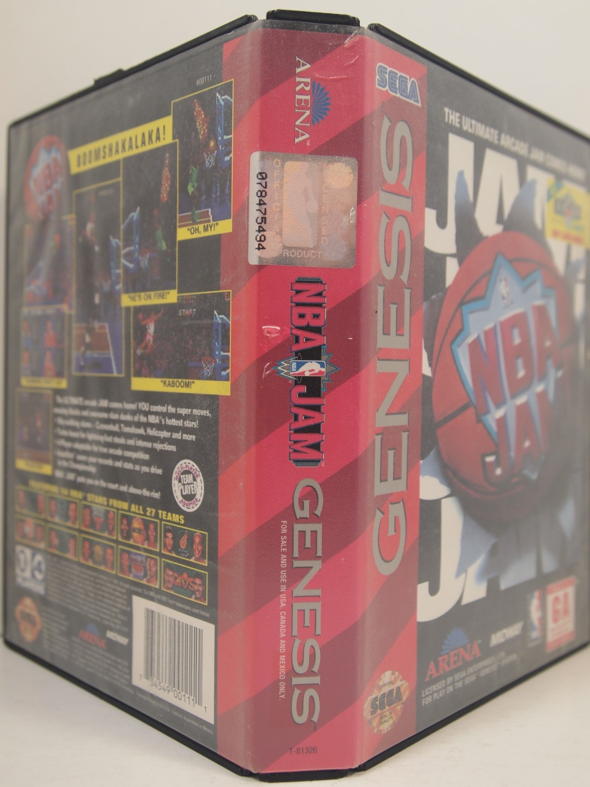 NBA Jam Case (SEGA Genesis) Authentic BOX ONLY