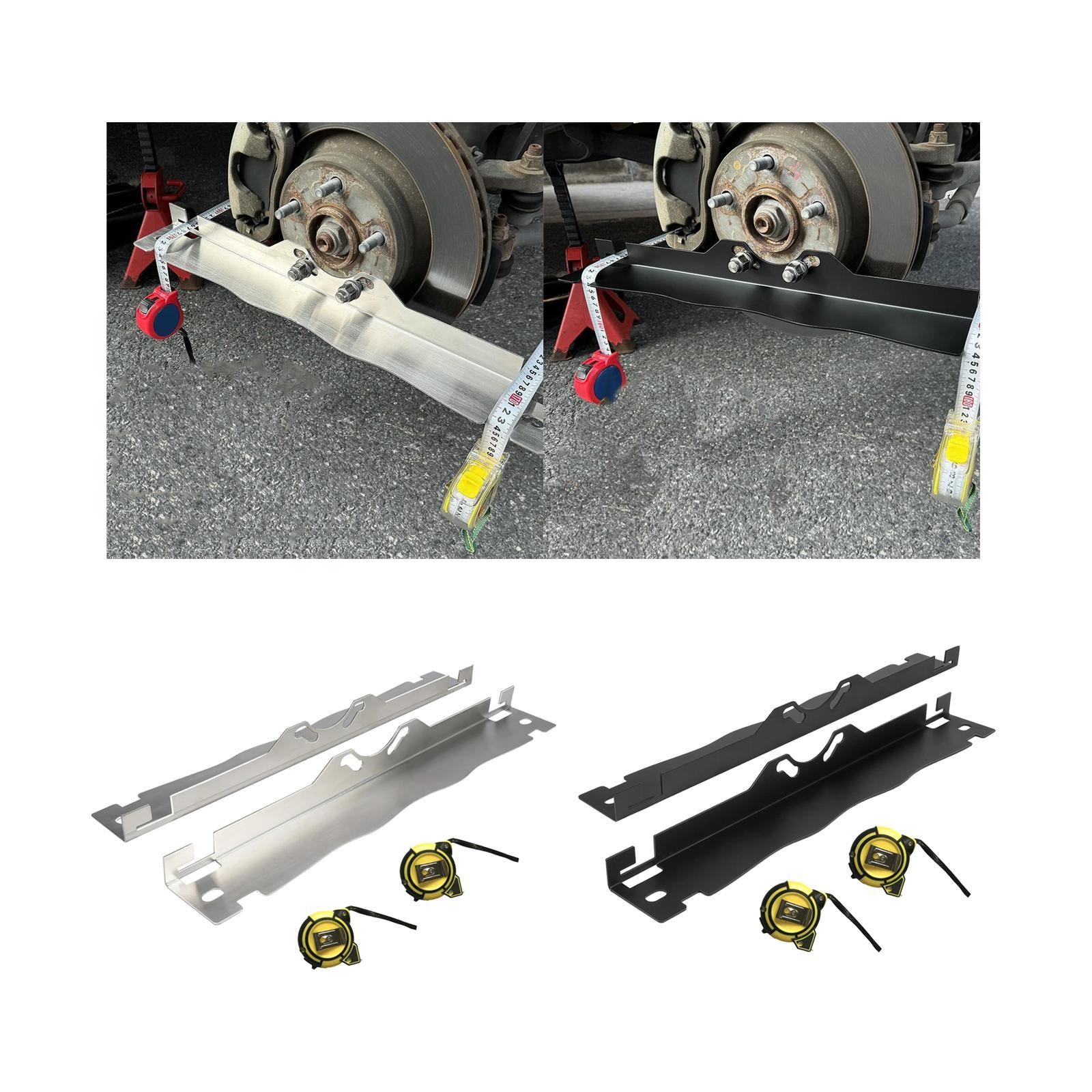 Car Wheel Toe Alignment Tool Plates Universal Rust Resistant Automobile