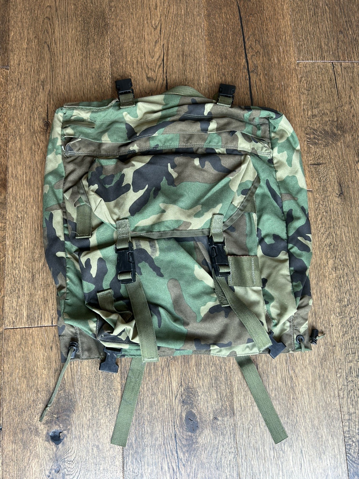 USGI ARMY Patrol Pack Combat Backpack Assault Woodland Camo M81 #2 FREE SHIPPING