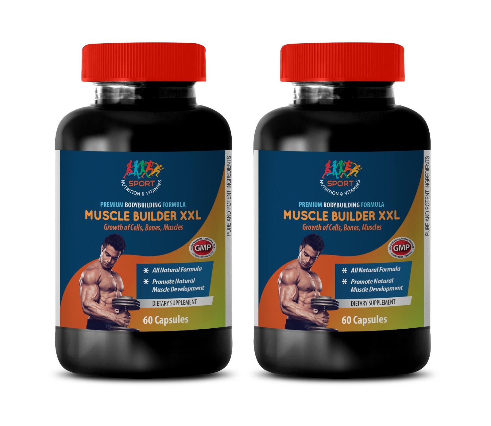 Reduce Fat - Muscle Builder XXL - L Arginine - Glutamine - 2B 120Ct