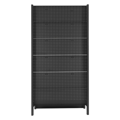 Black Metal Peg Board Display Stand Retail Display Rack Display Stand With Hooks