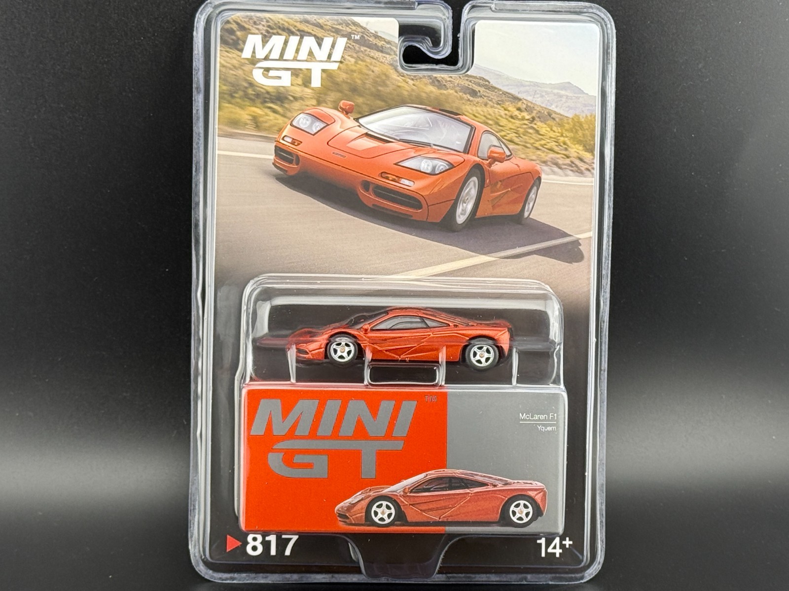 Mini GT McLaren F1 Yquem Orange #817 1/64