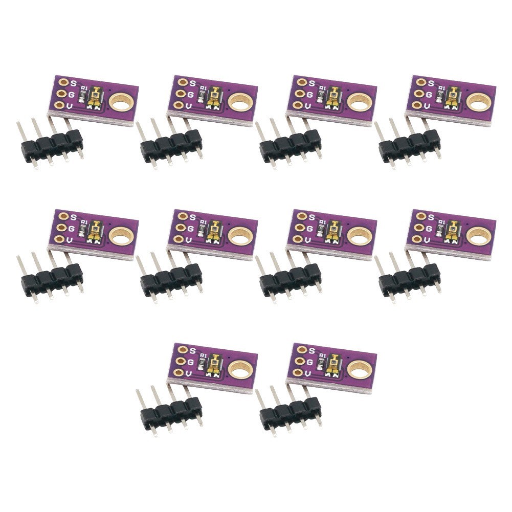 10pcs TEMT6000 Ambient Light Sensor Modules for Electronic Automation Systems