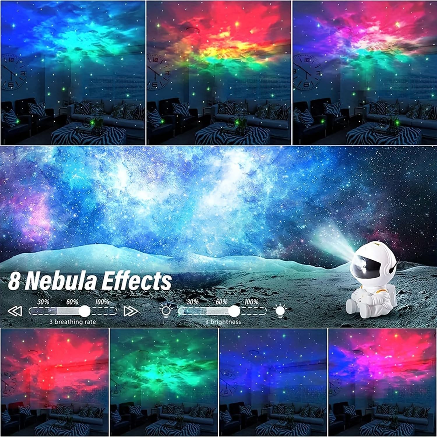 Astronaut Star Projector, Projector Galaxy Light for Original White