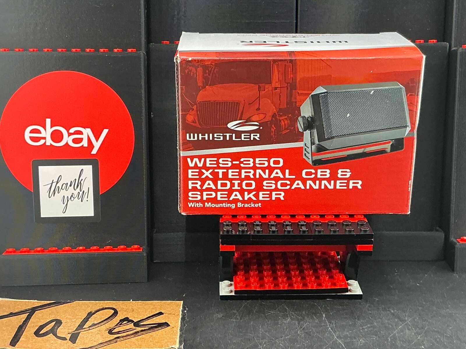 Whistler WES-350 External CB & Radio Scanner Speaker with Mounting Bracket 📦