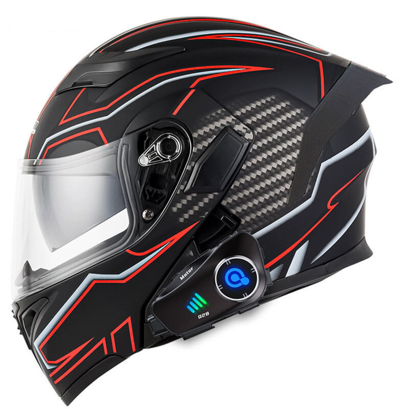 New Modular Motorcycle Built-in Bluetooth Helmet High Definition Camera Recorder