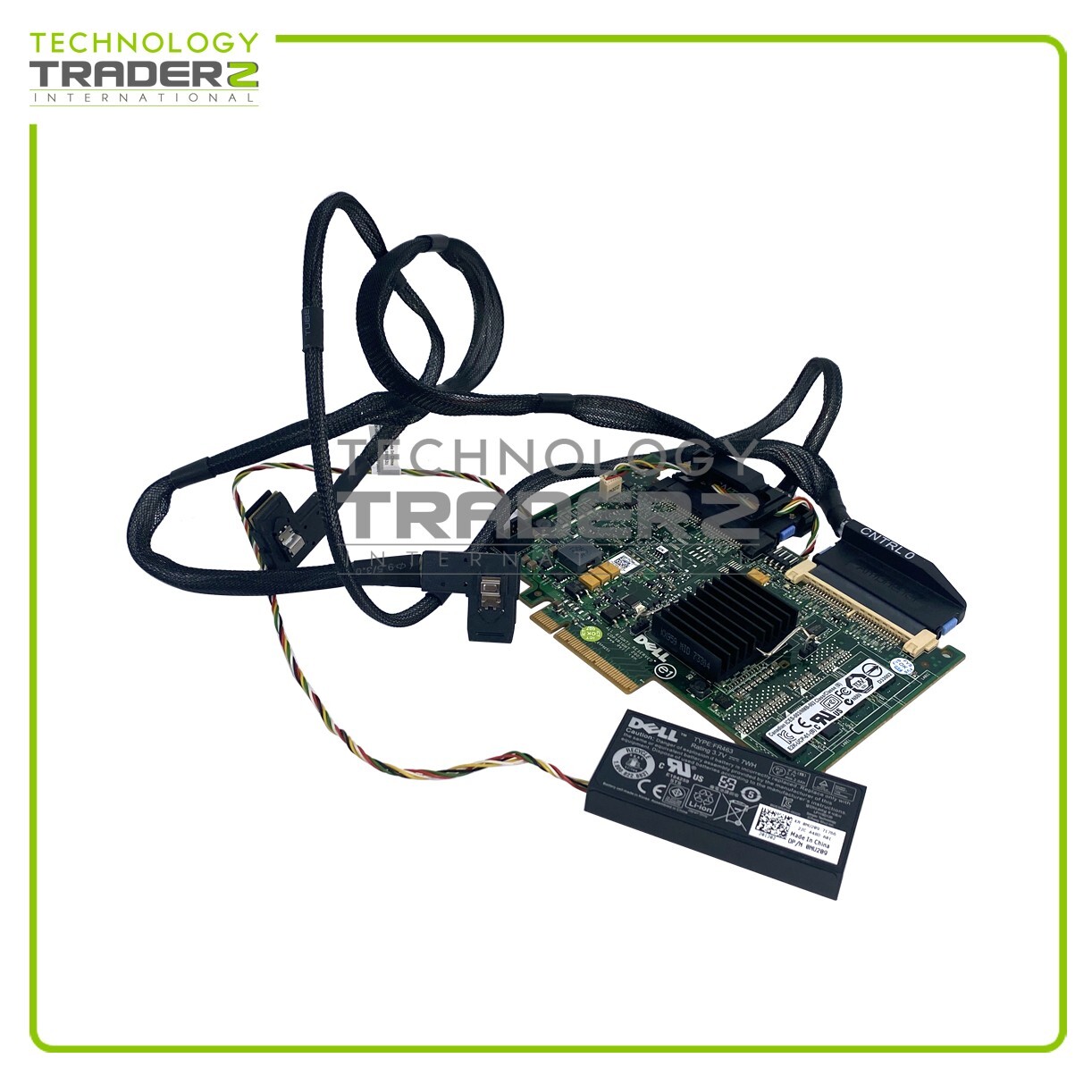 T954J Dell PERC 6/i SAS 3Gbps Controller Card W/ 1x 0RY631 1x 0NU209 1x 0RF5PF