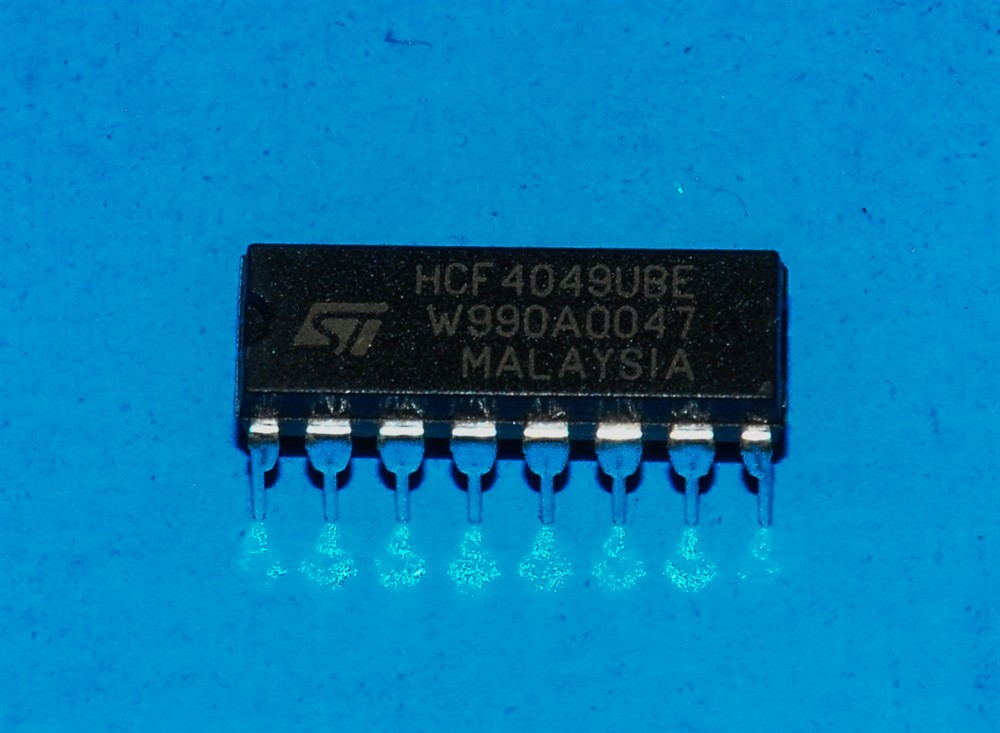 New (9pcs) HCF4049UBEY ST MICROELECTRONICS IC Logic
