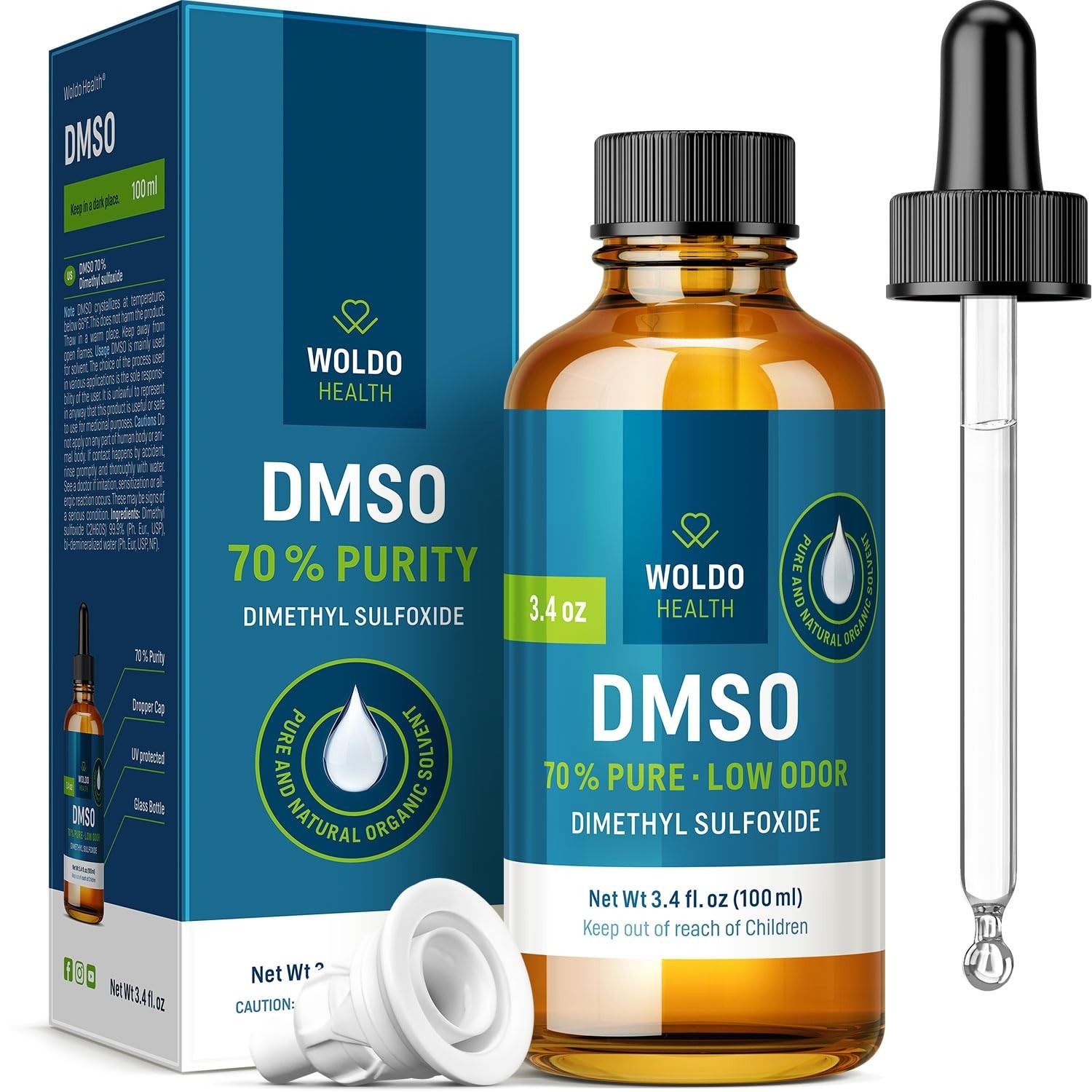 70% DMSO Liquid - Pharmaceutical Grade Dimethyl Sulfoxide, High Purity Solvent,