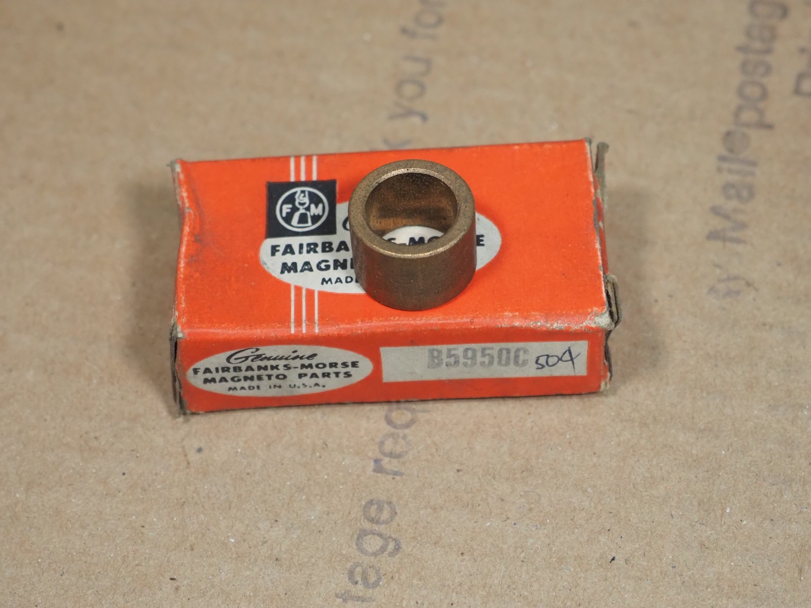 OEM  Fairbanks Morse MAGNETO BUSHING SLEEVE BEARING # B5950C NOS BX74B