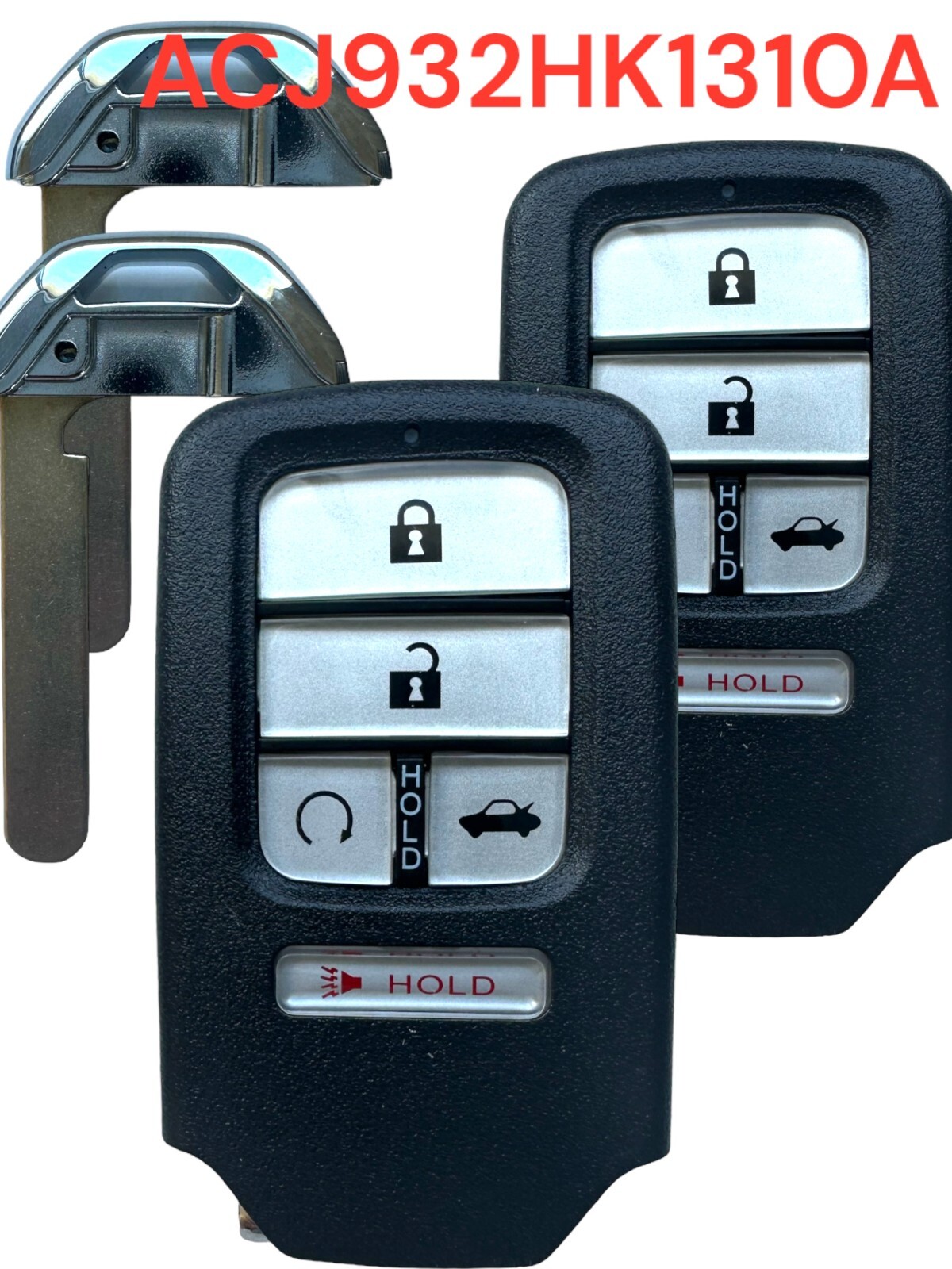 2  For Honda Accord 2016 2017 Smart Key Fob Keyless Prox Remote ACJ932HK1310A