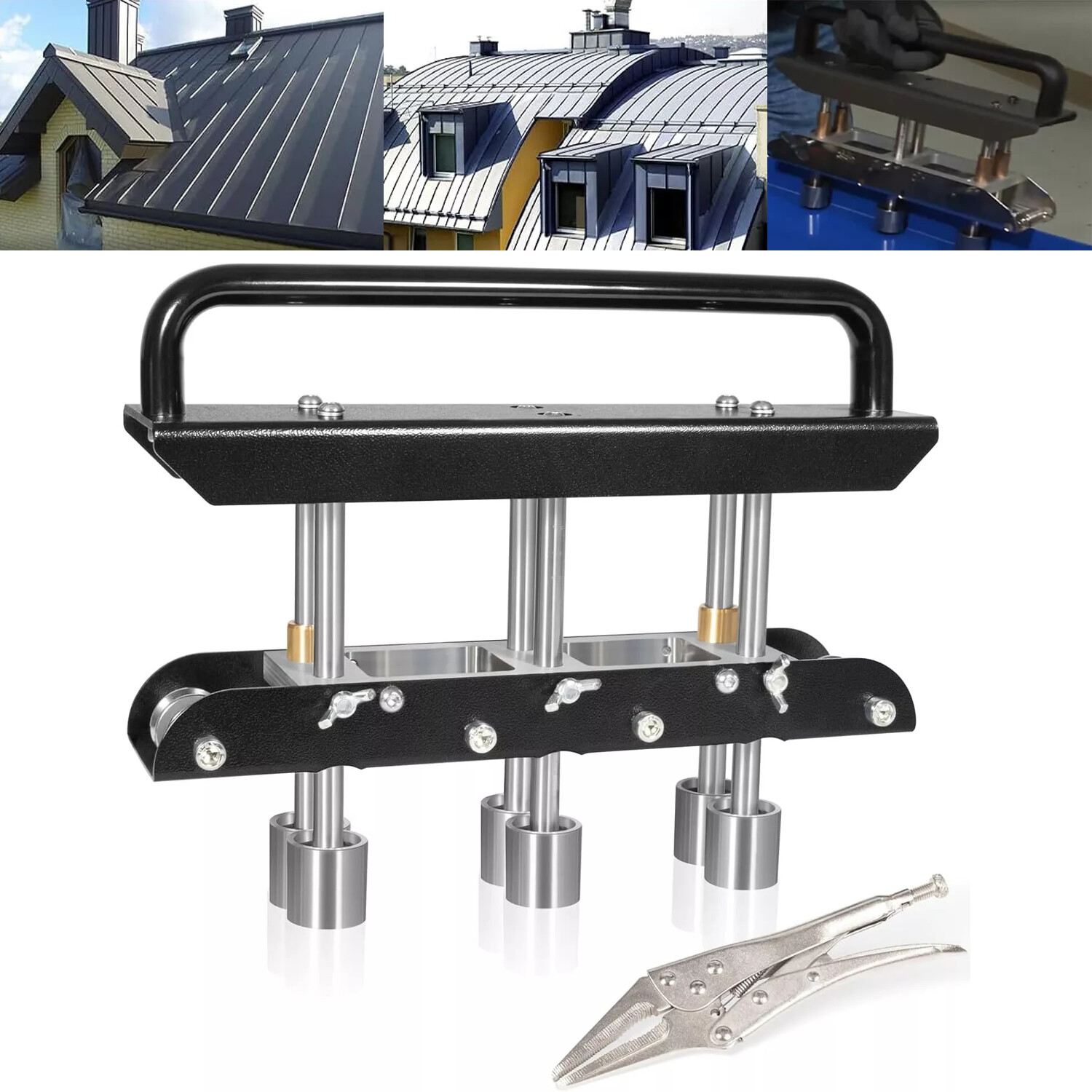 ER3 Three-Station Edge Roller Sheet Metal Edge Roller Bender,0~90° Bending Angle
