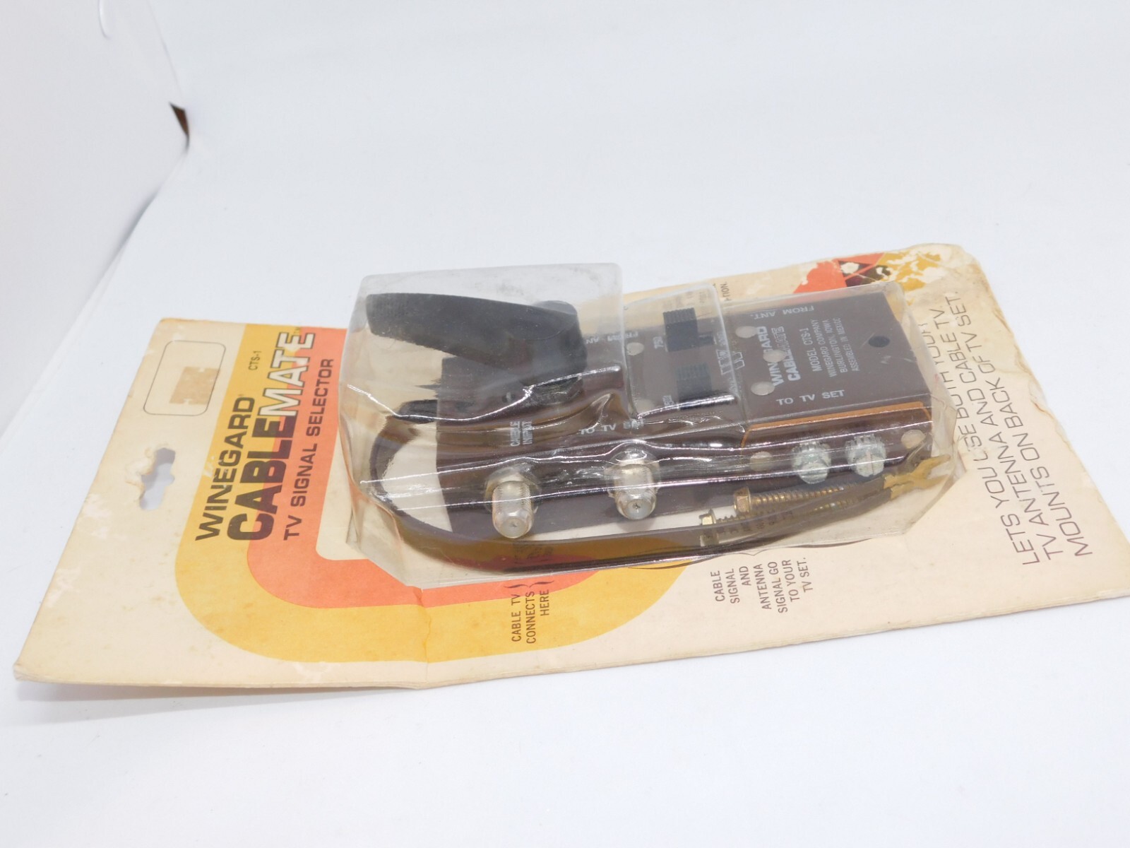 WINEGARD Cablemate CTS-1 Input selector switch 75 300 Ohm switch Antenna NOS