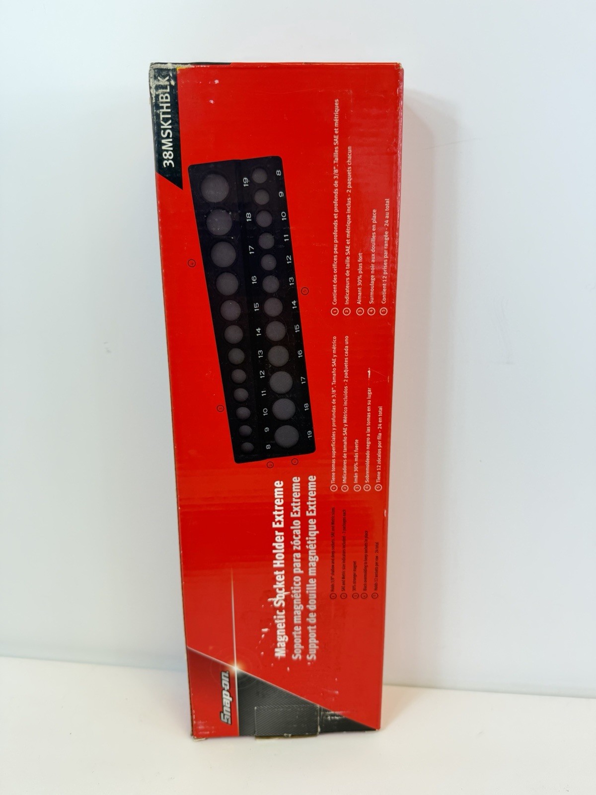 NEW Snap on 38MSKTH Magnetic Socket Holder Black NEW