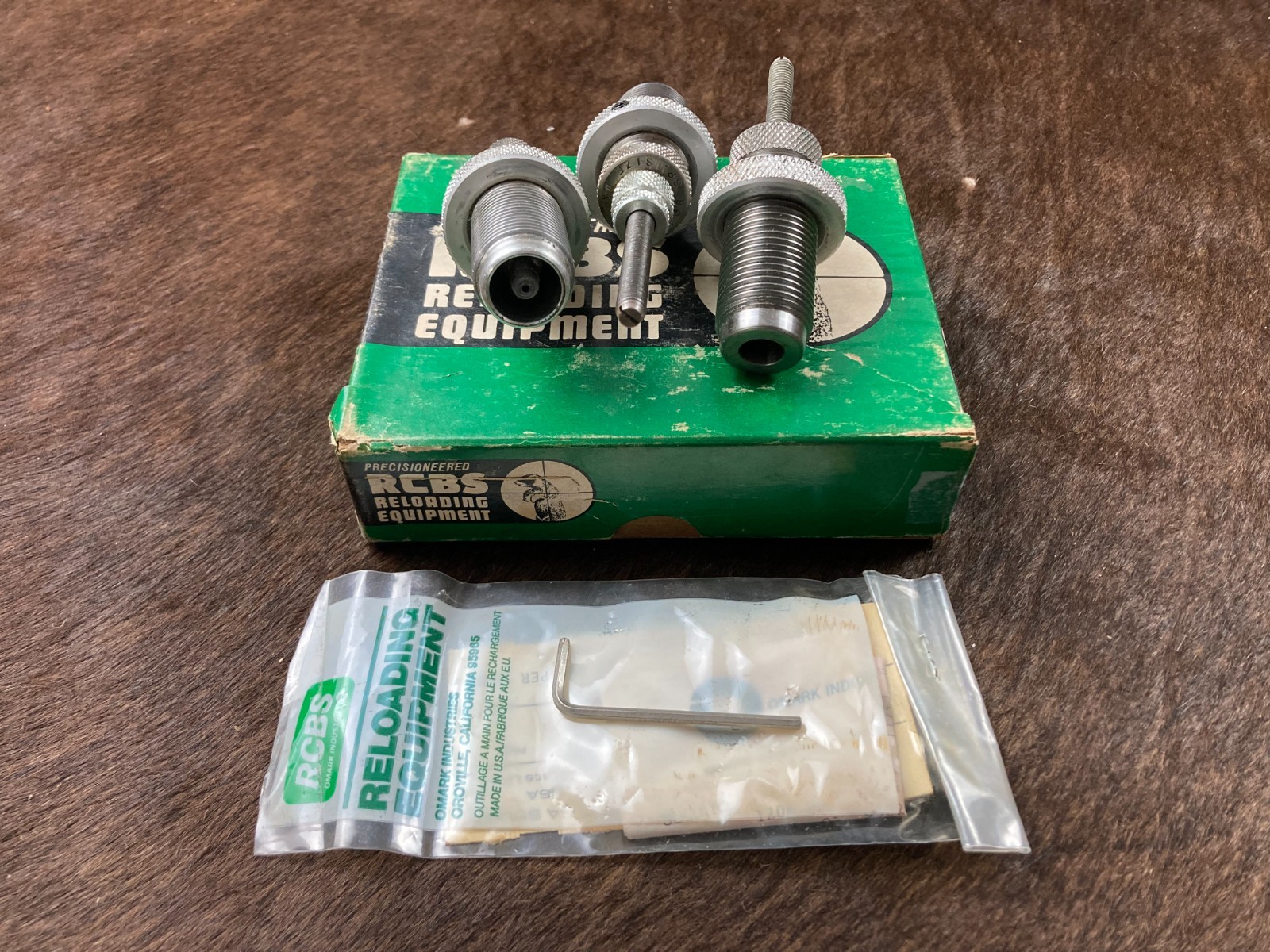 RCBS 38 Special RN Group B 3 Die Set, Reloading Dies & Box