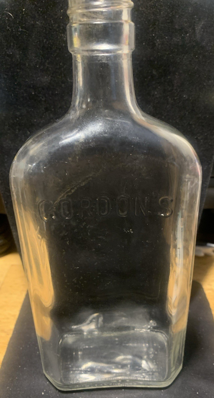 Lot of 7 Assorted Vintage Bottles - Clear Glass - Liquor, Liniment, etc.