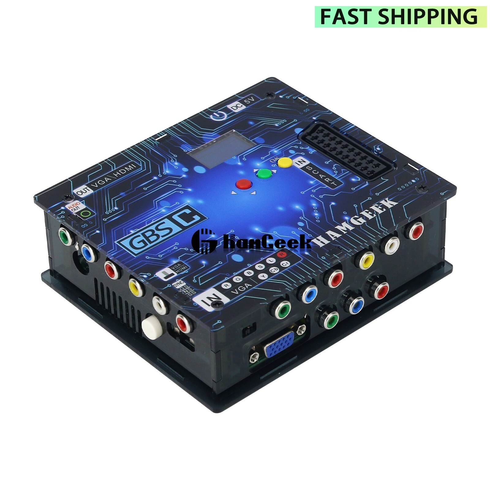 HamGeek GBSC Converter GBS Control Retro Video Game Signal Converter Accessory