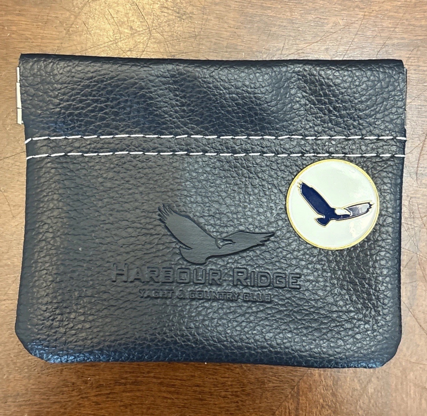 Harbour Ridge Yacht Country Club Florida Rare Promo Golf Ball Marker Coin Purse