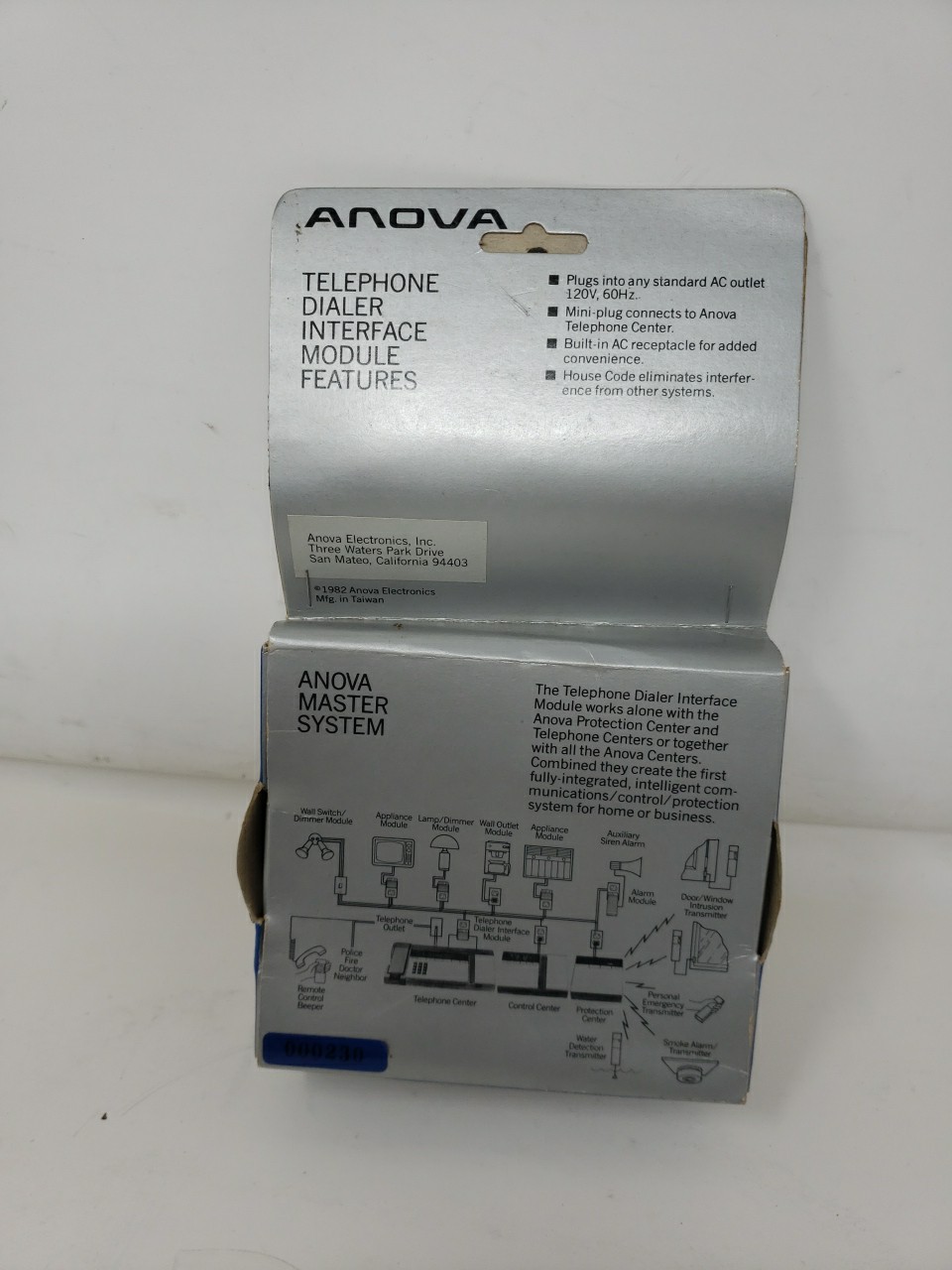 ANOVA Telephone Dialer Interface Module Model 9070, 000230