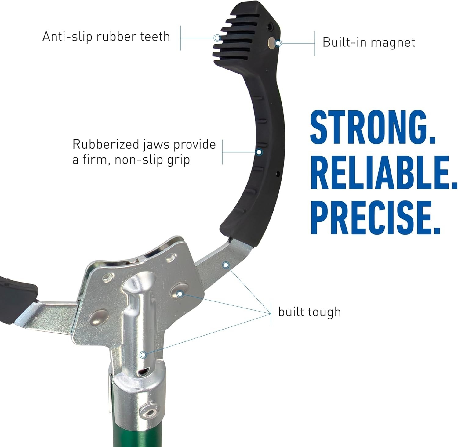 Trash Picker Upper with Built-in Magnet
