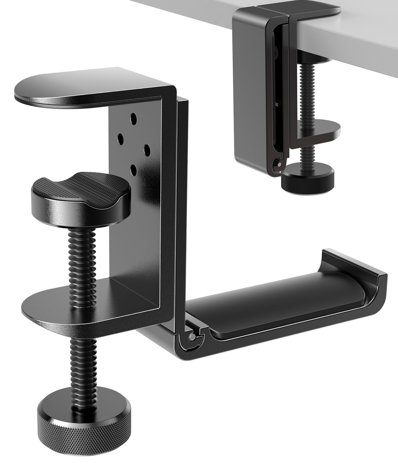 New Foldable Headphone Stand Hanger Holder Aluminum Headset Soundbar Stand Cl...