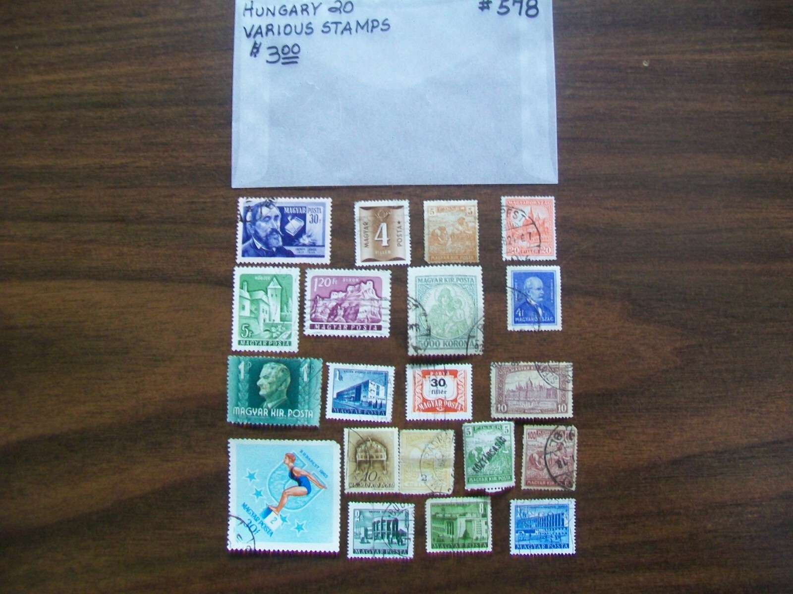 Hungary Postage Stamps - Hungary - Vintage - 20 Various Stamps (578)