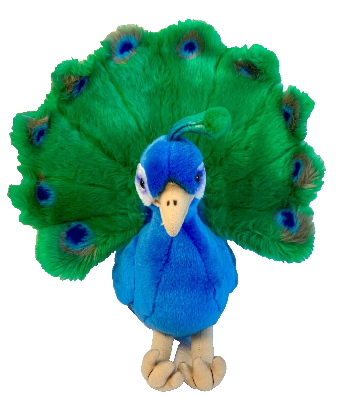 FAO Schwarz Peacock 15" Plush Stuffed Animal Toy Toys R Us Plushie Retired Tags