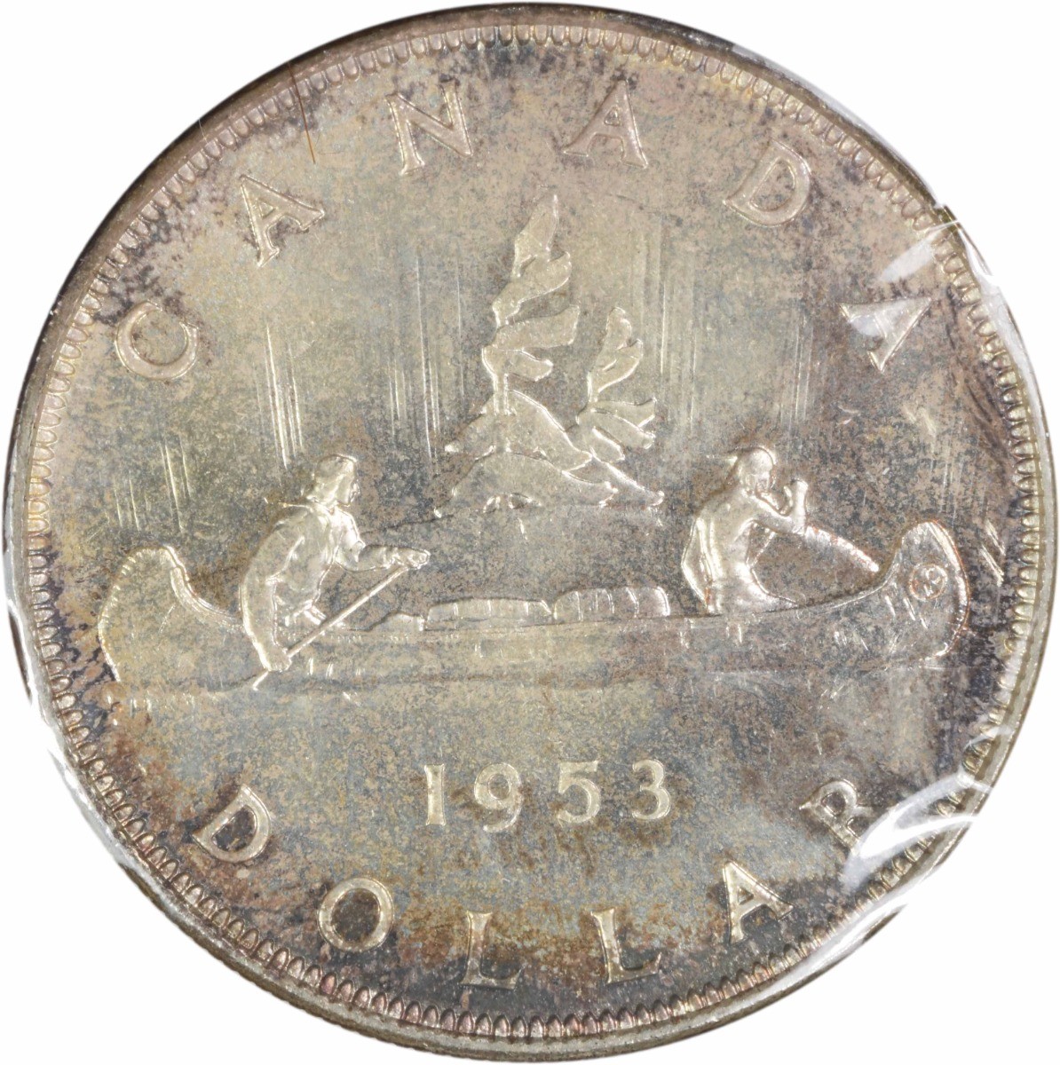 1953 Canada 1 Dollar No Strap KM54 Choice BU Uncertified #715