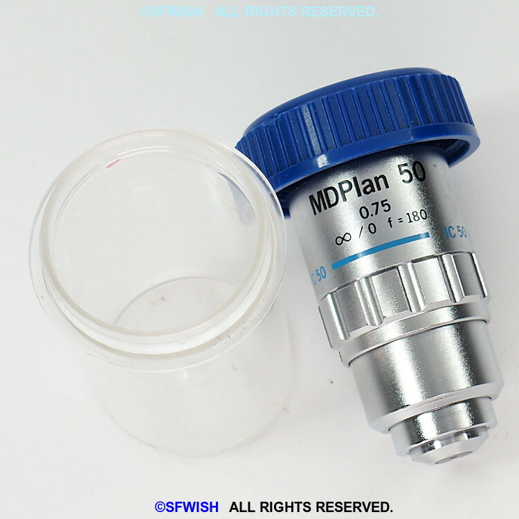 Olympus MD Plan 50x/0.75 Objective Lens, RMS Thread 1-LM551 *OPEN BOX!*