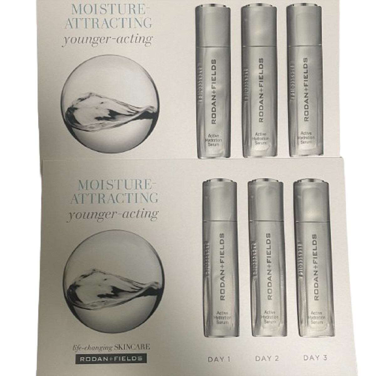 Rodan And Fields Active Hydrating Serum 3 day Supply 3ml/0.1fl oz - 5 Samples