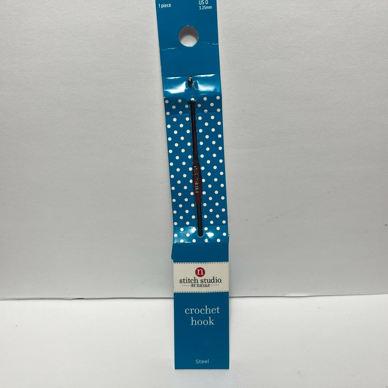 Steel Crochet Hook US 0 (3.25mm) 5" Stitch Studio by Nicole