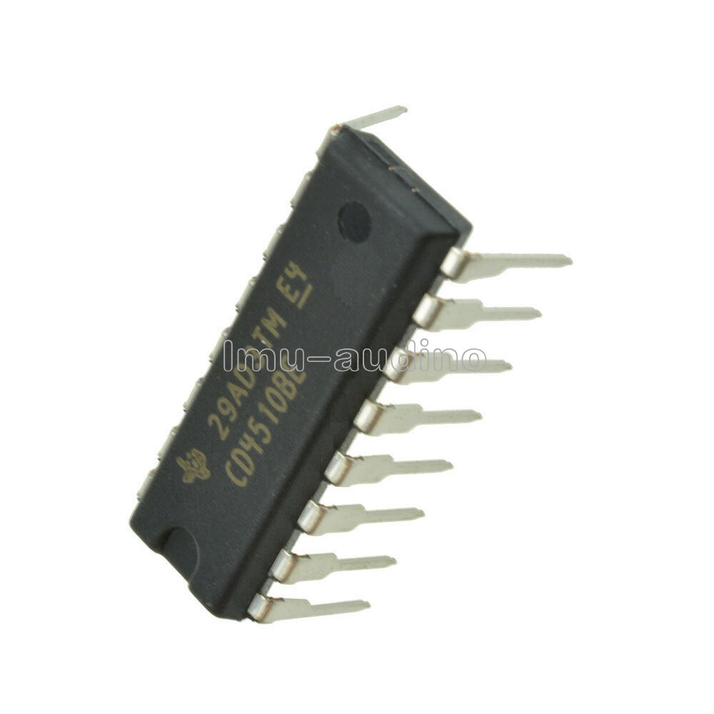 5PCS CD4510 CD4510BE CMOS PRESETTABLE UP/DOWN COUNTERS DIP16